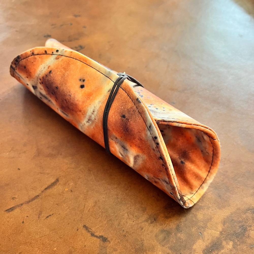 NWOT funny pita bread makeup / pencil case